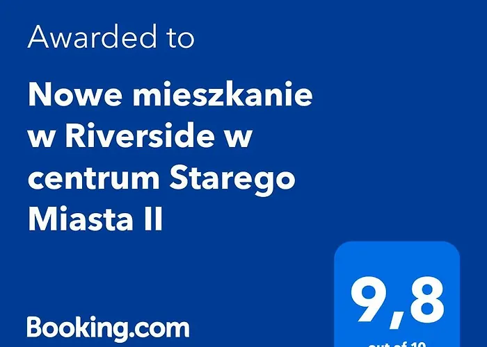 Nowe Mieszkanie W Riverside W Centrum Starego Miasta Ii Z Parkingiem